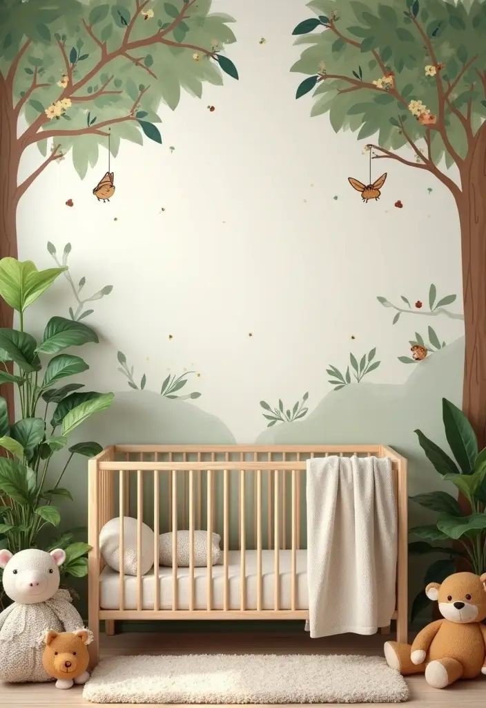 25 Beautiful Nursery Ideas That Parents Are Saving Right Now 1 25 Beautiful Nursery Ideas That Parents Are Saving Right Now - 1. Nature-Inspired Woodland Theme