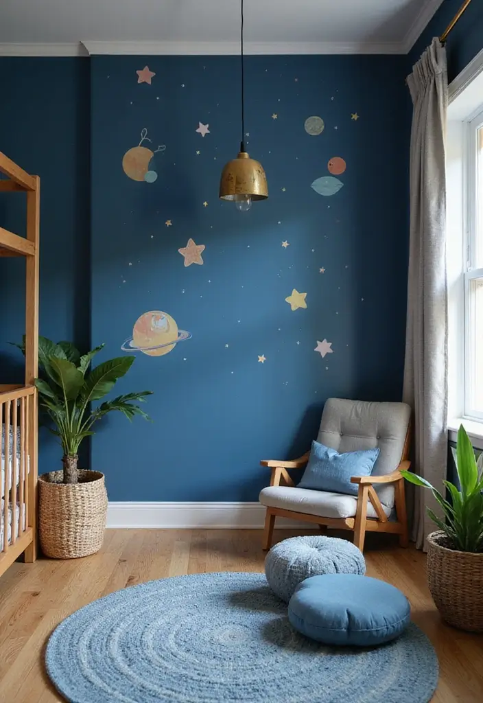 25 Beautiful Nursery Ideas That Parents Are Saving Right Now 15 25 Beautiful Nursery Ideas That Parents Are Saving Right Now - 15. Space Explorer Theme