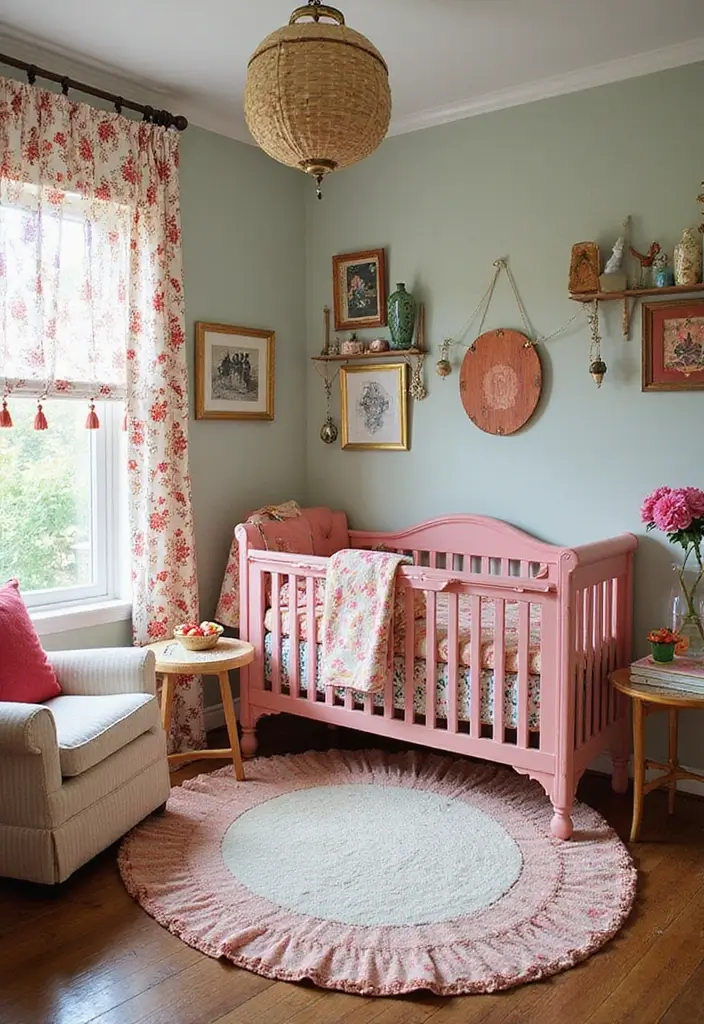 25 Beautiful Nursery Ideas That Parents Are Saving Right Now 17 25 Beautiful Nursery Ideas That Parents Are Saving Right Now - 17. Bright Eclectic Mix