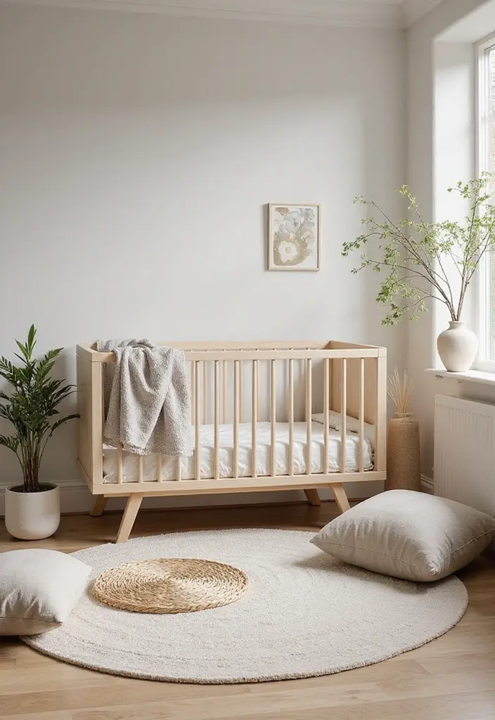 25 Beautiful Nursery Ideas That Parents Are Saving Right Now 18 25 Beautiful Nursery Ideas That Parents Are Saving Right Now - 18. Calm Zen Space