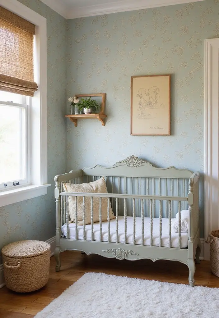 25 Beautiful Nursery Ideas That Parents Are Saving Right Now 3 25 Beautiful Nursery Ideas That Parents Are Saving Right Now - 3. Vintage Charm with Modern Twist