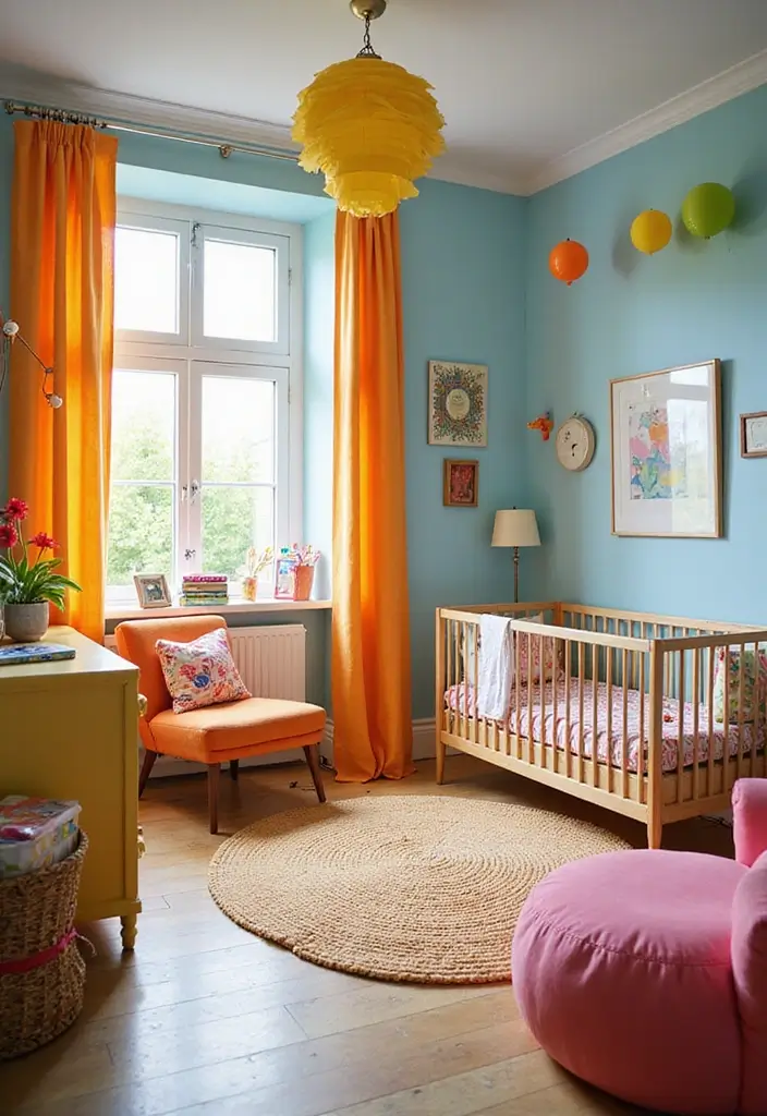 25 Beautiful Nursery Ideas That Parents Are Saving Right Now 5 25 Beautiful Nursery Ideas That Parents Are Saving Right Now - 5. Bright and Bold Colors