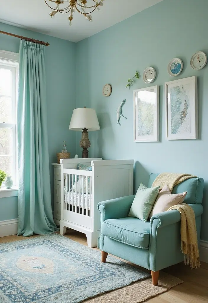 25 Beautiful Nursery Ideas That Parents Are Saving Right Now 6 25 Beautiful Nursery Ideas That Parents Are Saving Right Now - 6. Under the Sea Adventure