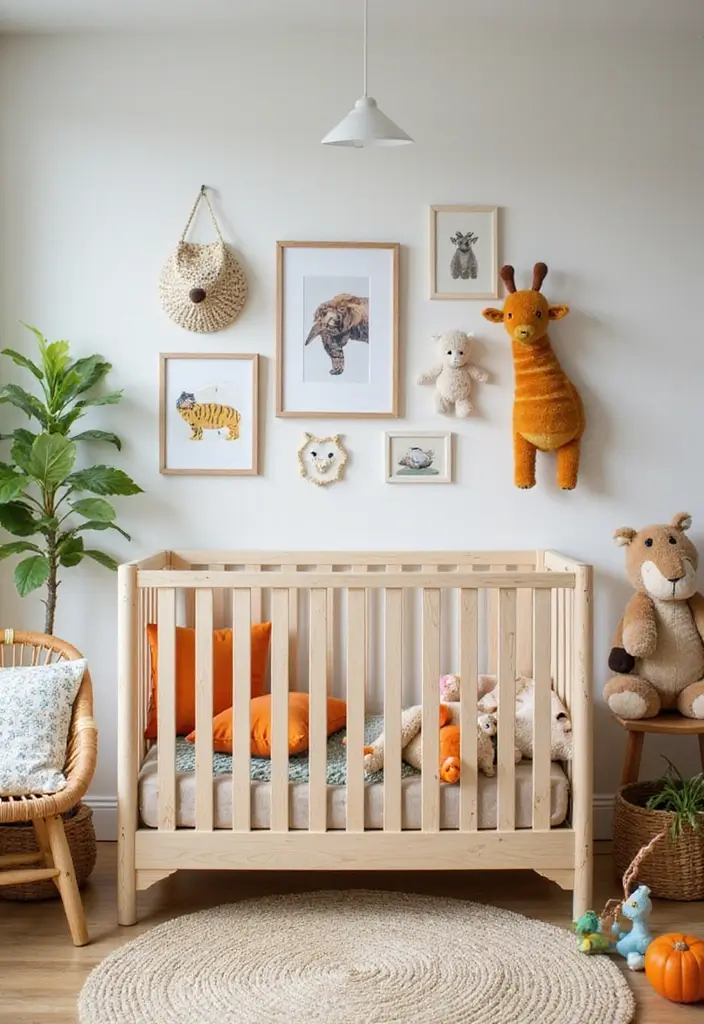 25 Beautiful Nursery Ideas That Parents Are Saving Right Now 8 25 Beautiful Nursery Ideas That Parents Are Saving Right Now - 8. Playful Animal Prints