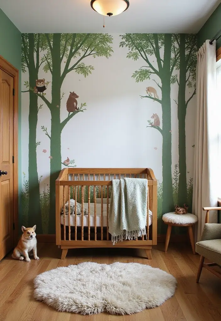 25 Fairy Tale Nursery Inspirations Full of Enchantment 1 25 Fairy Tale Nursery Inspirations Full of Enchantment - 1. Enchanted Woodland Retreat