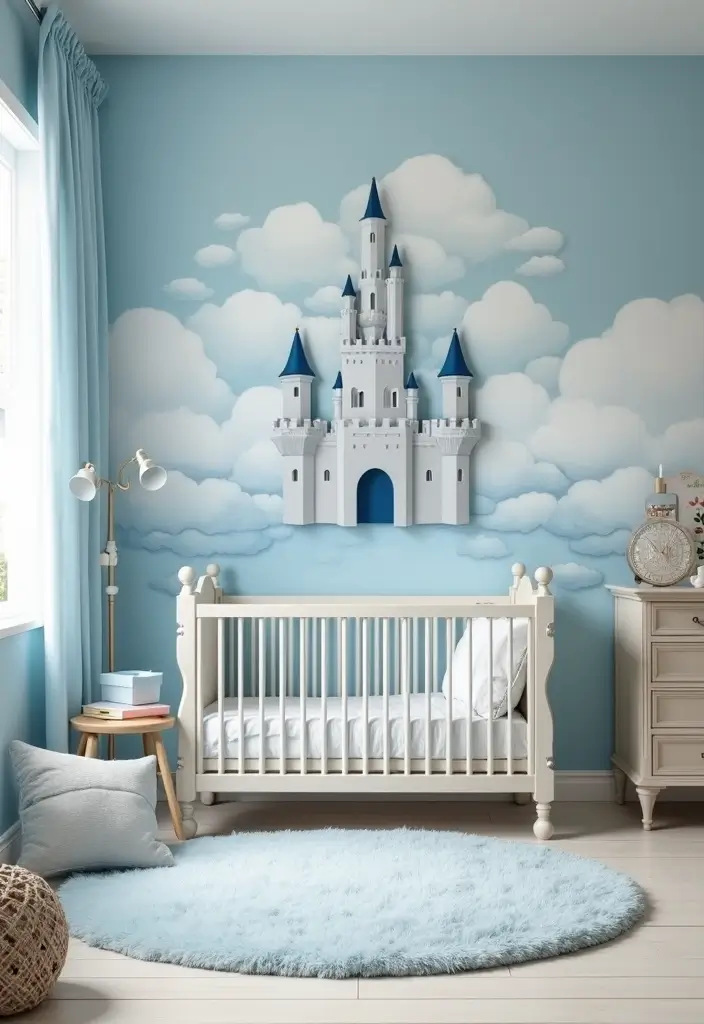 25 Fairy Tale Nursery Inspirations Full of Enchantment 3 25 Fairy Tale Nursery Inspirations Full of Enchantment - 3. Castle in the Clouds