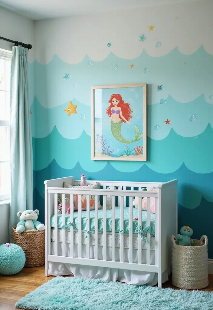 25 Fairy Tale Nursery Inspirations Full of Enchantment 4 25 Fairy Tale Nursery Inspirations Full of Enchantment - 4. Little Mermaid Lagoon