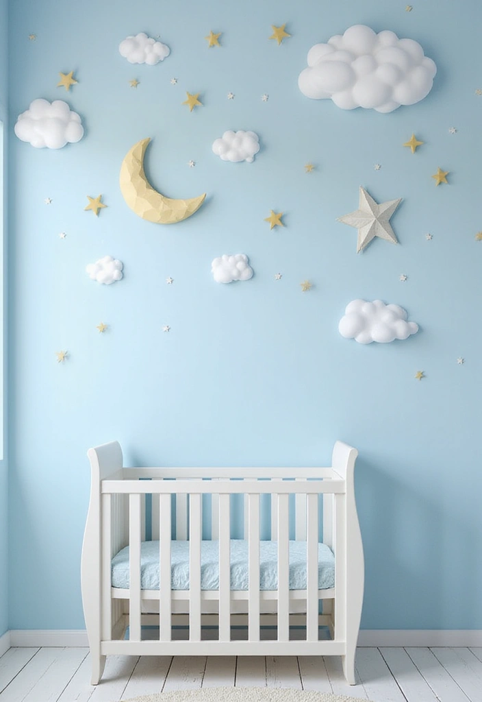 25 Light Blue Nursery Ideas That Create a Soothing Space 25 25 Light Blue Nursery Ideas That Create a Soothing Space - 25. Light Blue Inspired Themes
