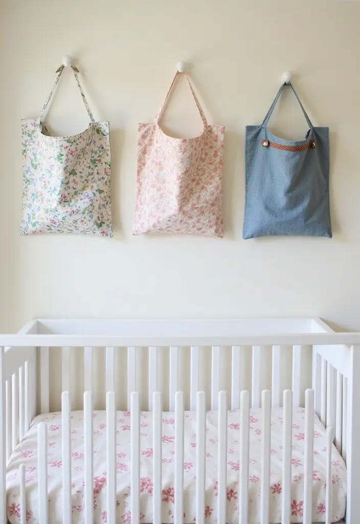 25 Nursery Picture Ideas That Add Personality to the Walls 21 25 Nursery Picture Ideas That Add Personality to the Walls - 21. Creative Wall Pockets