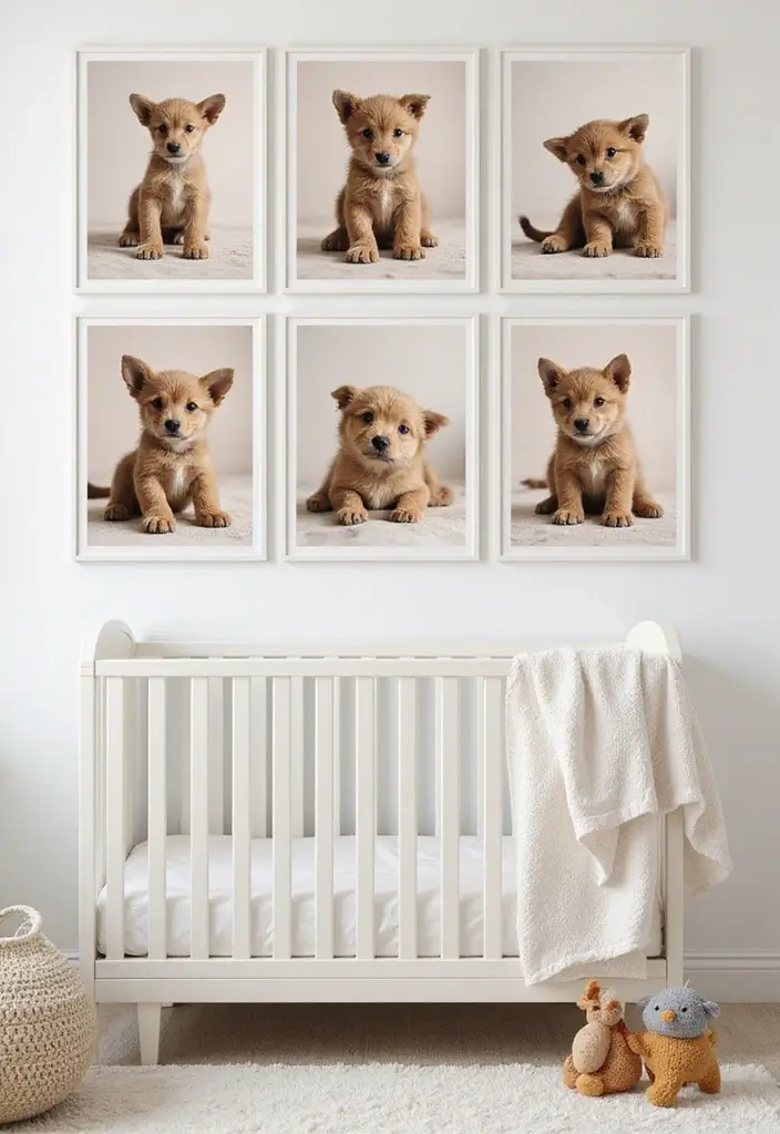 25 Nursery Picture Ideas That Add Personality to the Walls 23 25 Nursery Picture Ideas That Add Personality to the Walls - 23. Baby Animal Photography