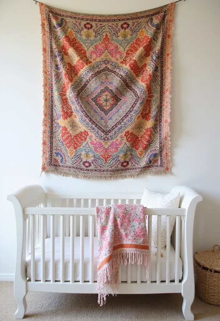 25 Nursery Picture Ideas That Add Personality to the Walls 6 25 Nursery Picture Ideas That Add Personality to the Walls - 6. Fun Fabric Wall Hangings