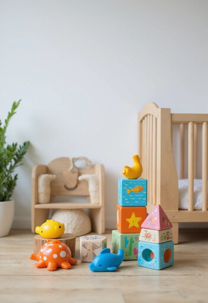 25 Ocean Nursery Ideas That Bring Coastal Calm Inside 22 25 Ocean Nursery Ideas That Bring Coastal Calm Inside - 22. Ocean-Themed Learning Toys