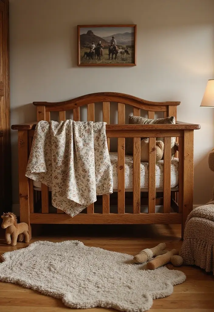25 Western Nursery Ideas That Look Unique and Cozy 1 25 Western Nursery Ideas That Look Unique and Cozy - 1. Rustic Wooden Cribs