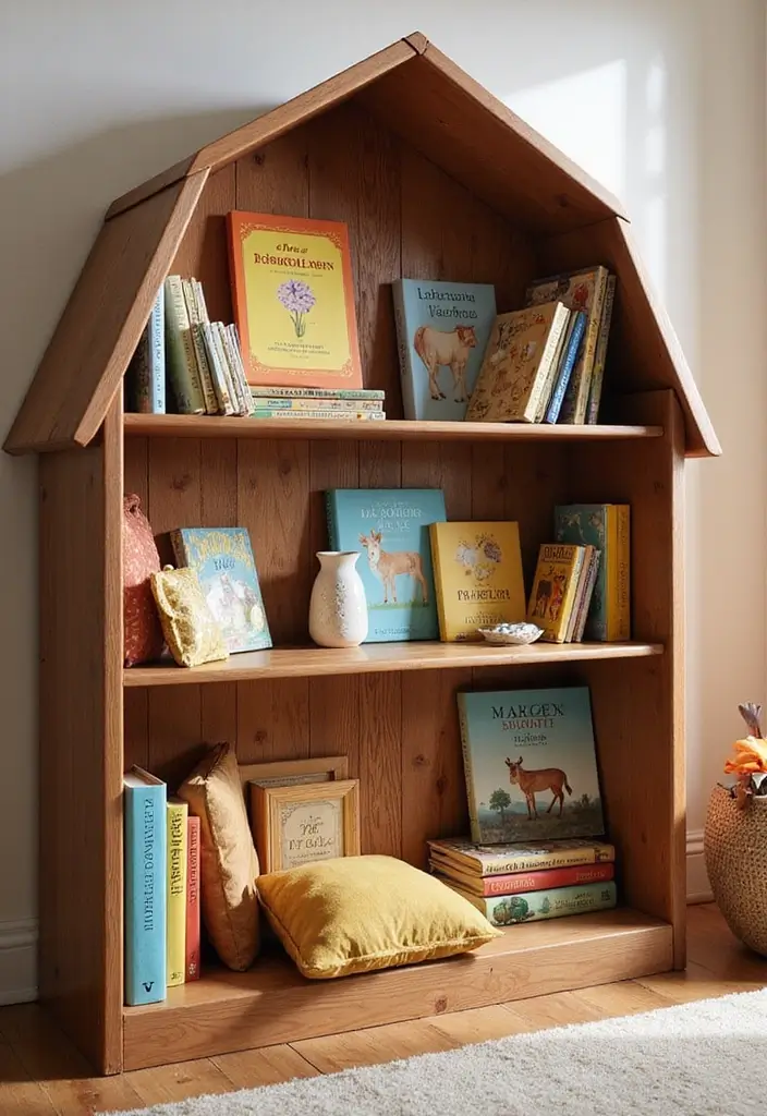 25 Western Nursery Ideas That Look Unique and Cozy 11 25 Western Nursery Ideas That Look Unique and Cozy - 11. Western-themed Bookshelves
