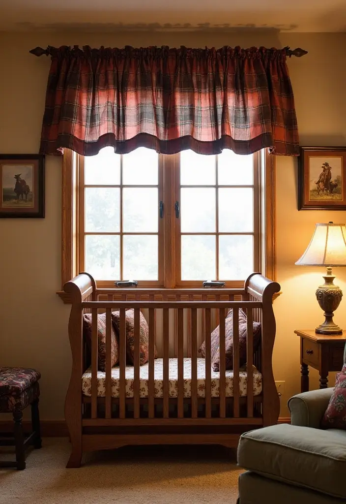 25 Western Nursery Ideas That Look Unique and Cozy 12 25 Western Nursery Ideas That Look Unique and Cozy - 12. Western Motif Window Treatments