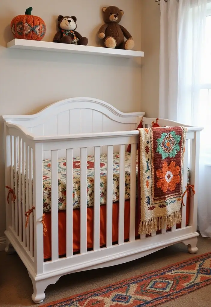 25 Western Nursery Ideas That Look Unique and Cozy 2 25 Western Nursery Ideas That Look Unique and Cozy - 2. Southwestern Crib Bedding
