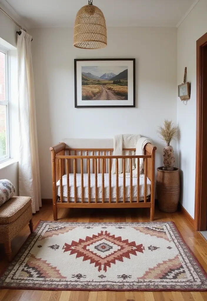 25 Western Nursery Ideas That Look Unique and Cozy 20 25 Western Nursery Ideas That Look Unique and Cozy - 20. Western-Style Rugs