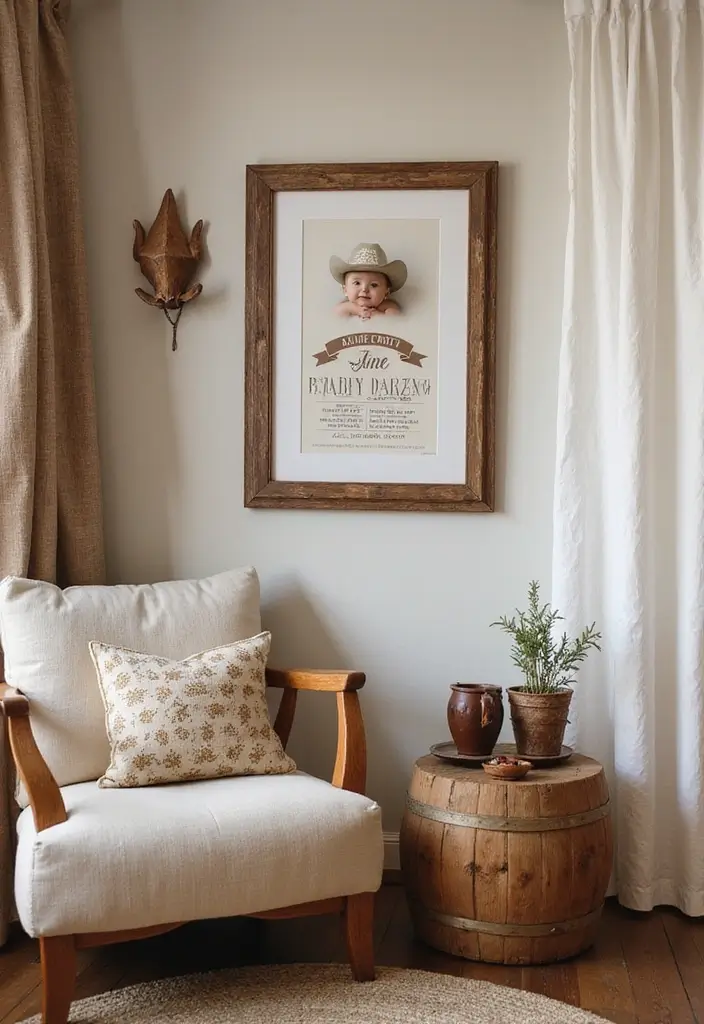 25 Western Nursery Ideas That Look Unique and Cozy 23 25 Western Nursery Ideas That Look Unique and Cozy - 23. Western-themed Birth Announcements