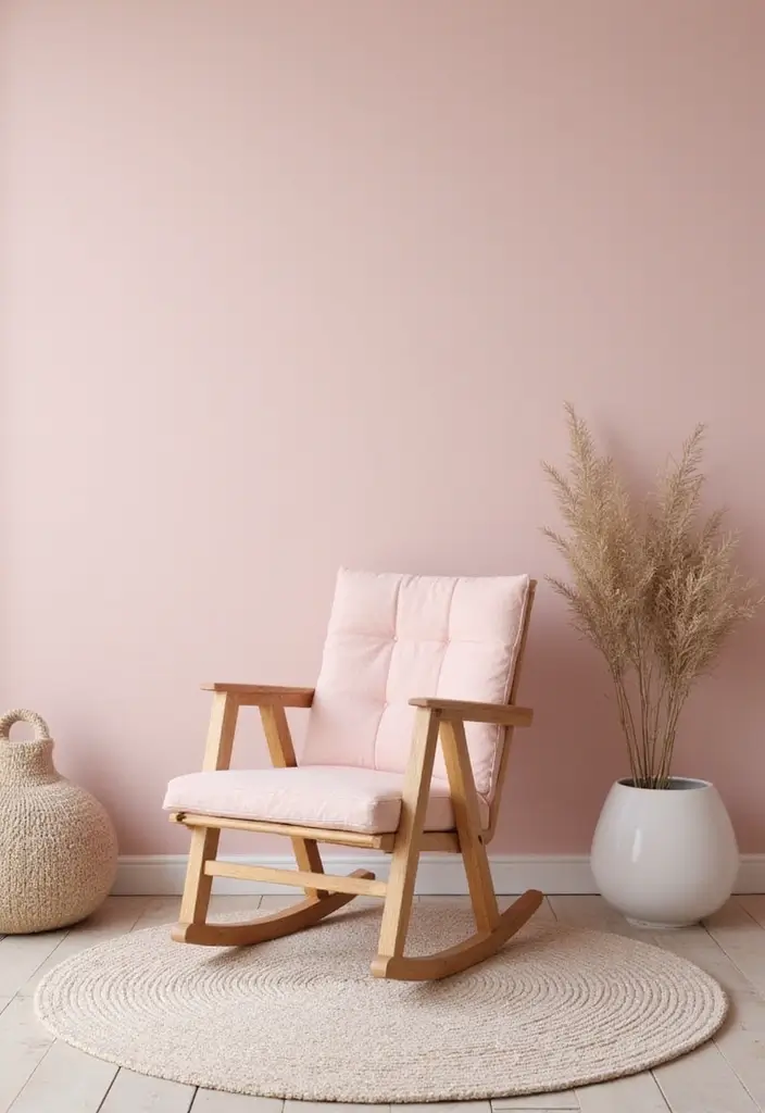 27 Blush Pink Nursery Inspirations That Are Sweet and Soft 25 27 Blush Pink Nursery Inspirations That Are Sweet and Soft - 25. Modern Rocking Chairs