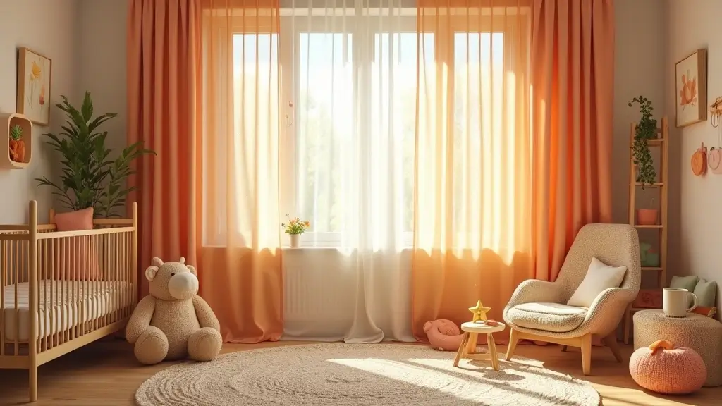 27 Curtains in Nursery Inspirations That Complete the Look