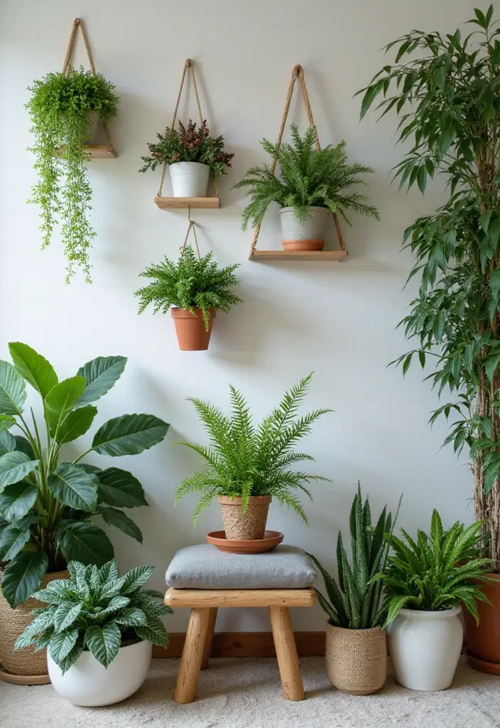 27 Floral Nursery Inspirations That Add Whimsy and Charm 6 27 Floral Nursery Inspirations That Add Whimsy and Charm - 6. Lush Greenery Accents