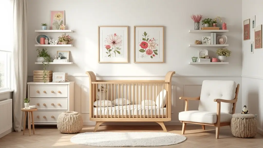 27 Floral Nursery Inspirations That Add Whimsy and Charm