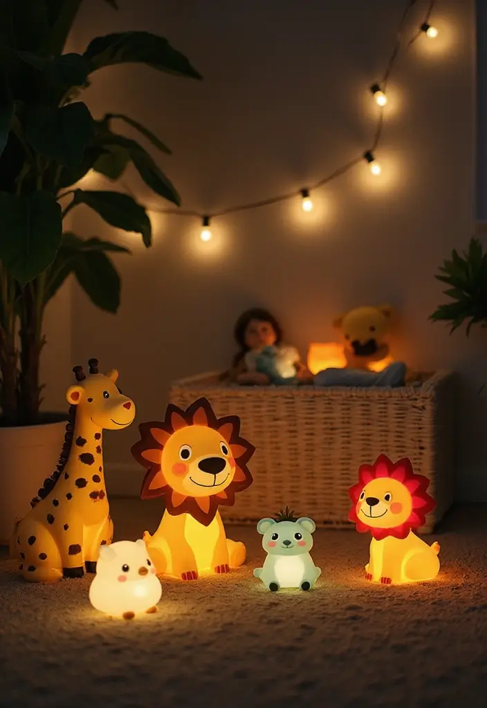 27 Jungle Nursery Inspirations That Kids Will Love Growing Up In 17 27 Jungle Nursery Inspirations That Kids Will Love Growing Up In - 17. Fun Jungle-Themed Nightlights
