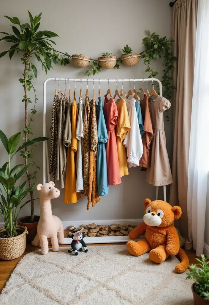 27 Jungle Nursery Inspirations That Kids Will Love Growing Up In 26 27 Jungle Nursery Inspirations That Kids Will Love Growing Up In - 26. Jungle-Themed Dress Up Corner