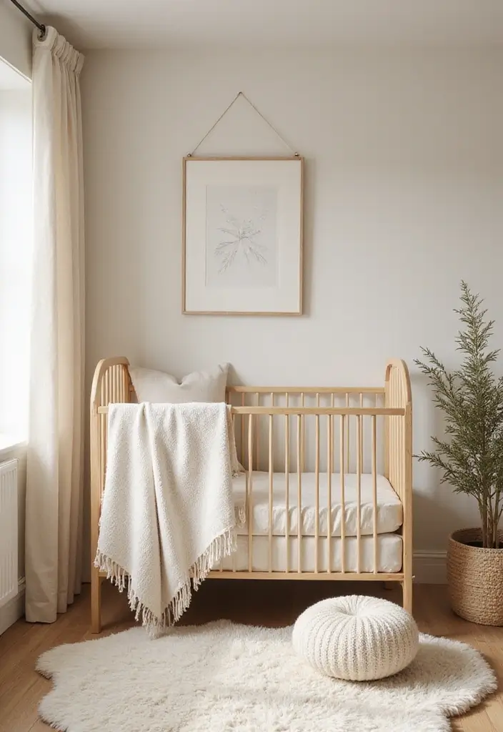 27 Moody Nursery Inspirations That Look Stylish and Calm - 16. Cozy Beige and Cream