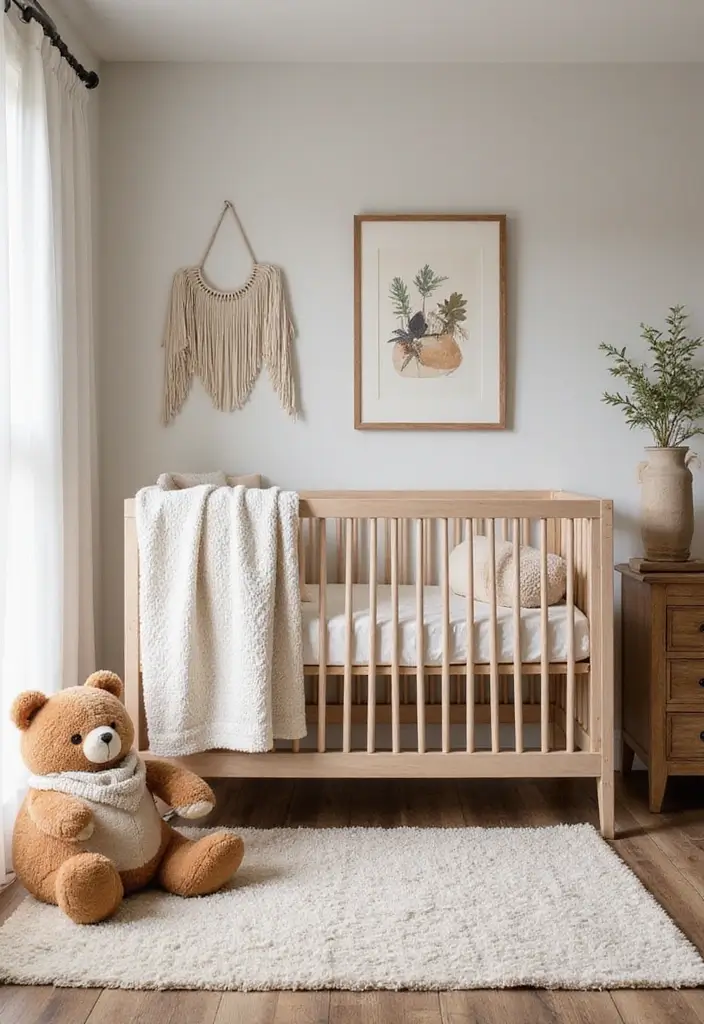 27 Moody Nursery Inspirations That Look Stylish and Calm - 22. Warm Nutmeg Nuances