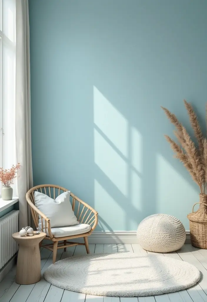 27 Nursery Colors That Create the Perfect Mood for Baby - 5. Calming Sky Blue