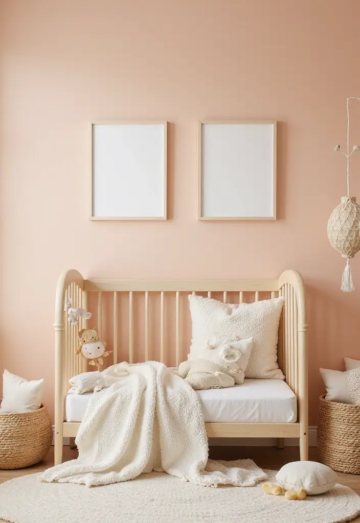 27 Nursery Colors That Create the Perfect Mood for Baby - 8. Gentle Peach