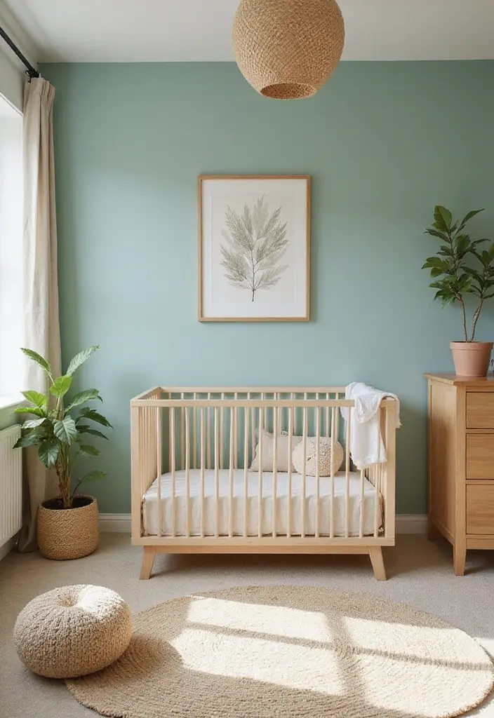 27 Nursery Colors That Create the Perfect Mood for Baby - 9. Soft Teal
