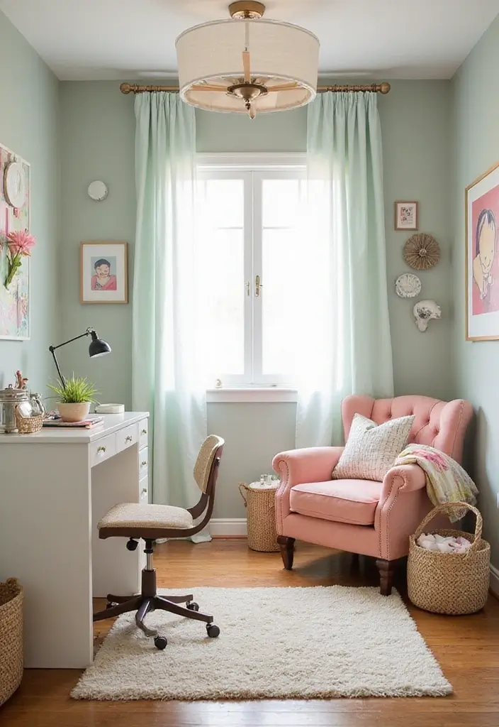 27 Nursery Office Combo Designs That Are Practical and Stylish 19 27 Nursery Office Combo Designs That Are Practical and Stylish 19. Bright and Breezy Themes