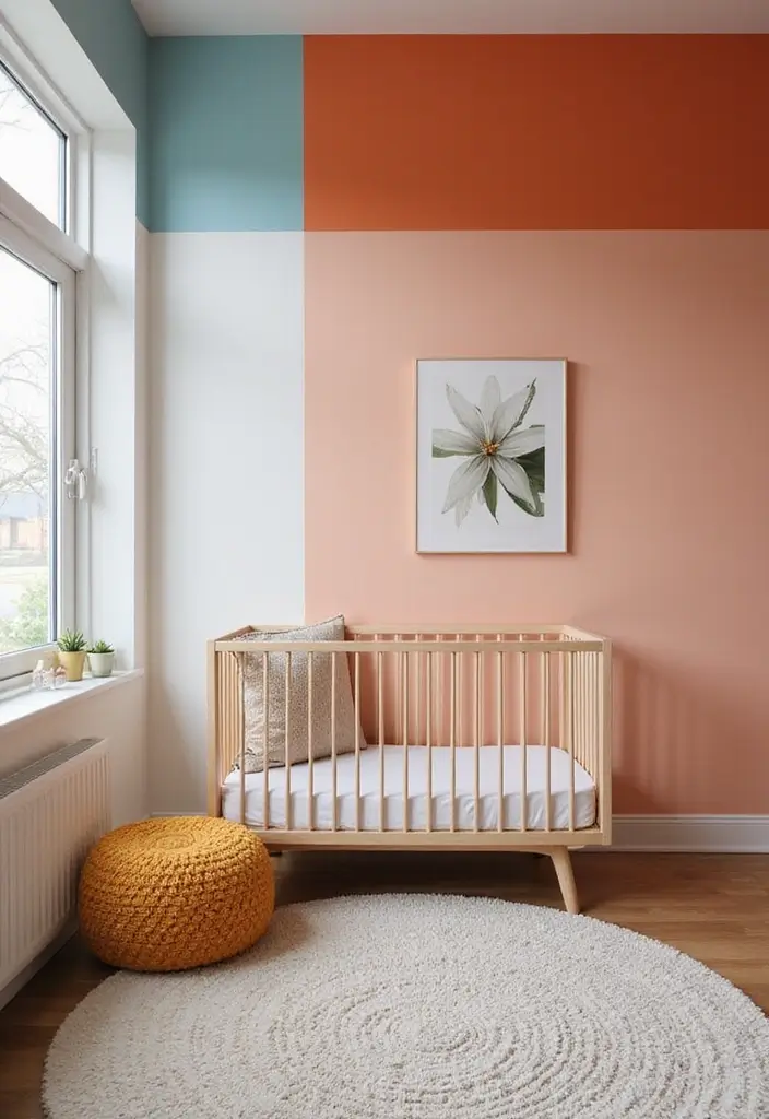 27 Nursery Office Combo Designs That Are Practical and Stylish 21 27 Nursery Office Combo Designs That Are Practical and Stylish 21. Harmonious Color Blocking