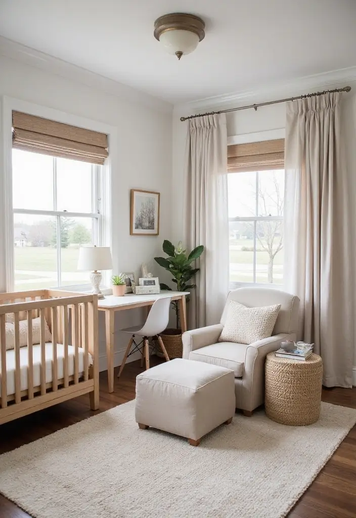 27 Nursery Office Combo Designs That Are Practical and Stylish 27 27 Nursery Office Combo Designs That Are Practical and Stylish 27. Gender Neutral Designs