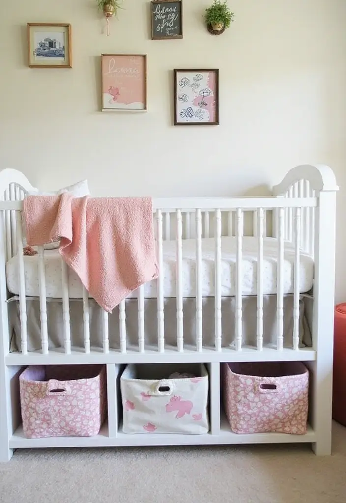 27 Nursery Office Combo Designs That Are Practical and Stylish 6 27 Nursery Office Combo Designs That Are Practical and Stylish 6. Under Crib Storage Solutions