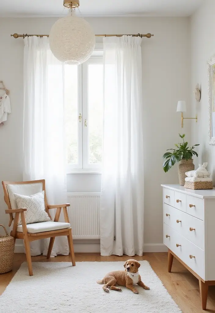 27 Nursery in Bedroom Setups That Save Space Beautifully 16 27 Nursery in Bedroom Setups That Save Space Beautifully 16. Minimalist Approach Less is More