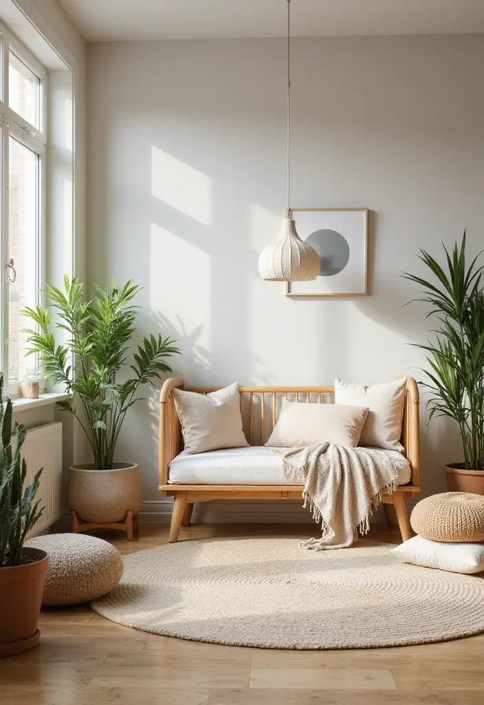 27 Nursery in Bedroom Setups That Save Space Beautifully 17 27 Nursery in Bedroom Setups That Save Space Beautifully 17. Natural Elements Bringing the Outdoors In