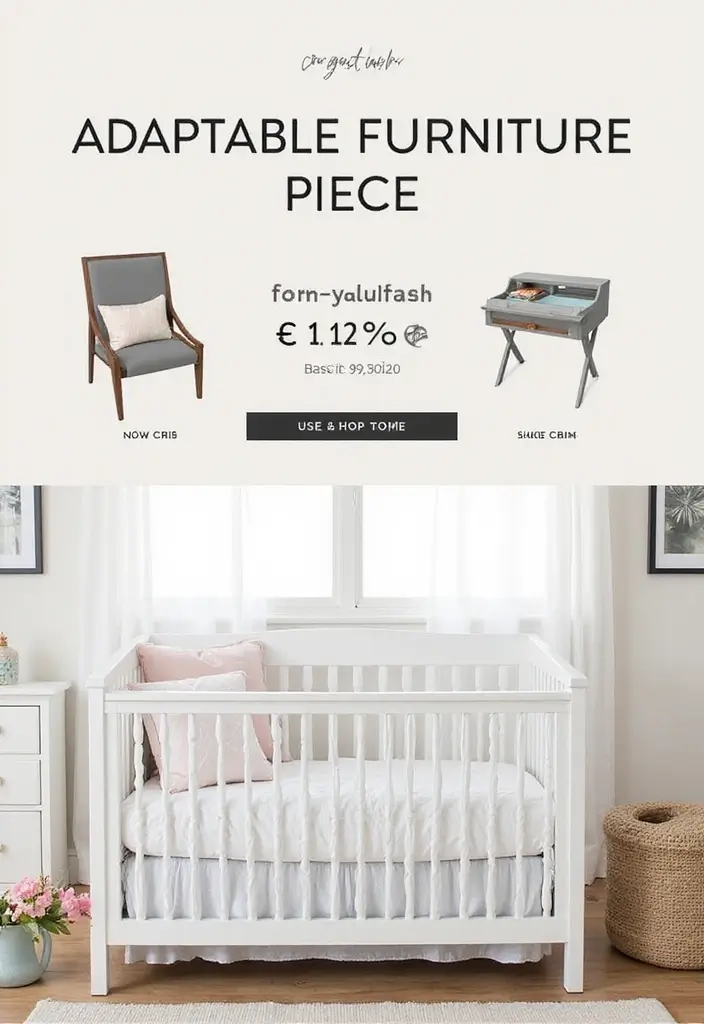 27 Nursery in Bedroom Setups That Save Space Beautifully 25 27 Nursery in Bedroom Setups That Save Space Beautifully 25. Adaptable Furniture Growing with Your Child