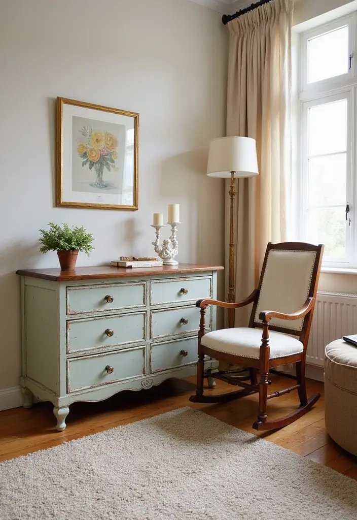 27 Nursery in Bedroom Setups That Save Space Beautifully 7 27 Nursery in Bedroom Setups That Save Space Beautifully 7. Vintage Finds Unique Charm