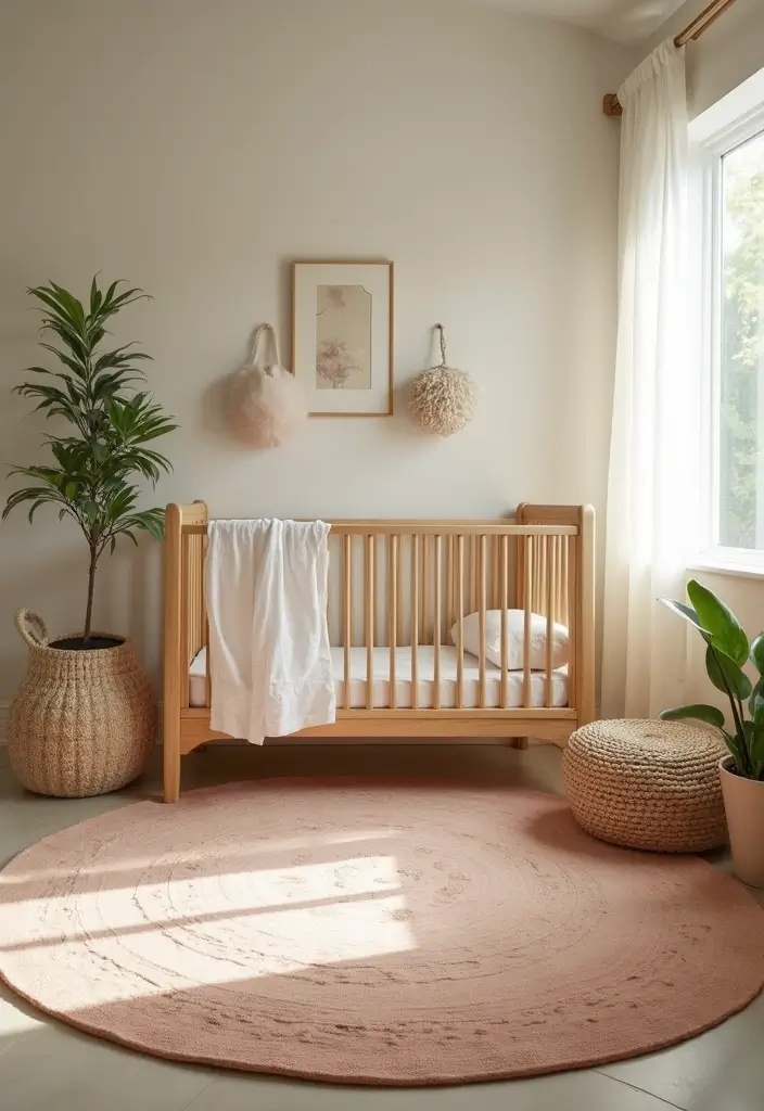 27 Rugs in Nursery Inspirations That Pull the Room Together 10 27 Rugs in Nursery Inspirations That Pull the Room Together - 10. Eco-Friendly Dyed Rugs