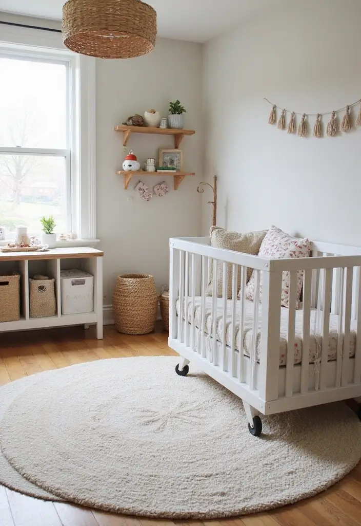 27 Rugs in Nursery Inspirations That Pull the Room Together 12 27 Rugs in Nursery Inspirations That Pull the Room Together - 12. Multi-Functional Rugs