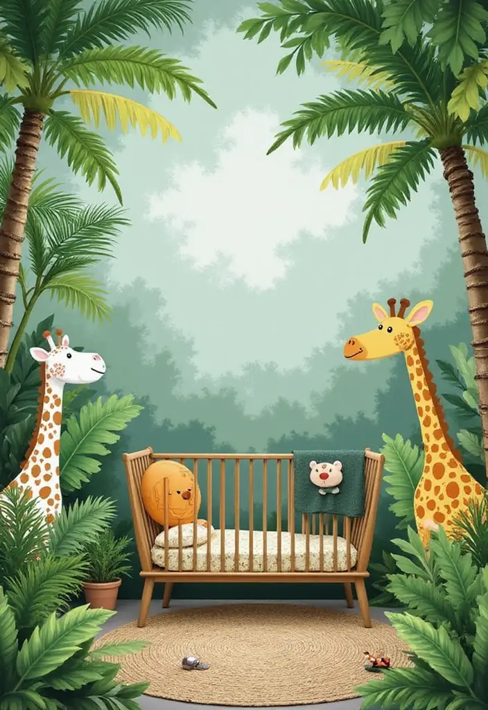 27 Sims 4 Nursery Ideas That You Can Copy in Real Life 15 27 Sims 4 Nursery Ideas That You Can Copy in Real Life - 15. Artistic Jungle