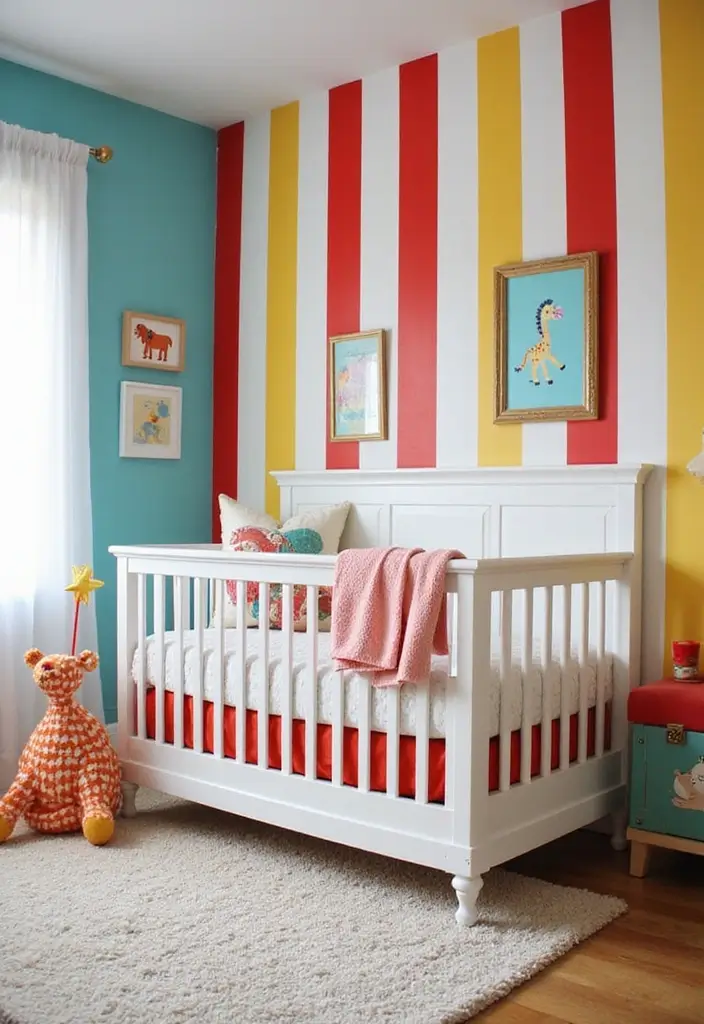 27 Sims 4 Nursery Ideas That You Can Copy in Real Life 16 27 Sims 4 Nursery Ideas That You Can Copy in Real Life - 16. Cheerful Circus