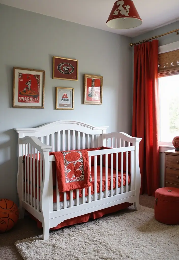 27 Sims 4 Nursery Ideas That You Can Copy in Real Life 22 27 Sims 4 Nursery Ideas That You Can Copy in Real Life - 22. Sports Fanatic