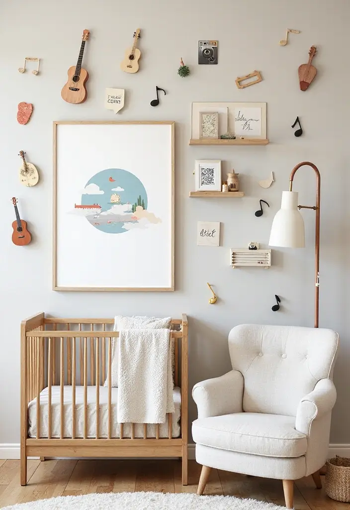 27 Sims 4 Nursery Ideas That You Can Copy in Real Life 8 27 Sims 4 Nursery Ideas That You Can Copy in Real Life - 8. Musical Vibes