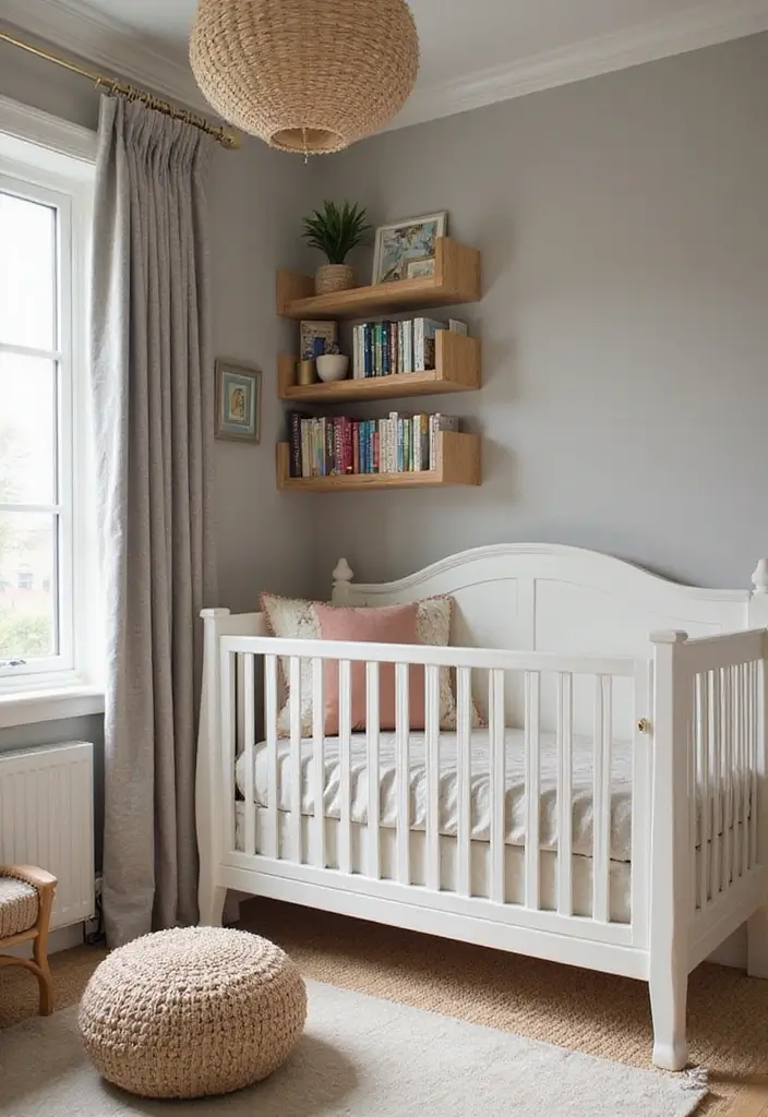 28 Modern Nursery Ideas That Feel Stylish and Fresh - 17. Cozy Reading Nooks