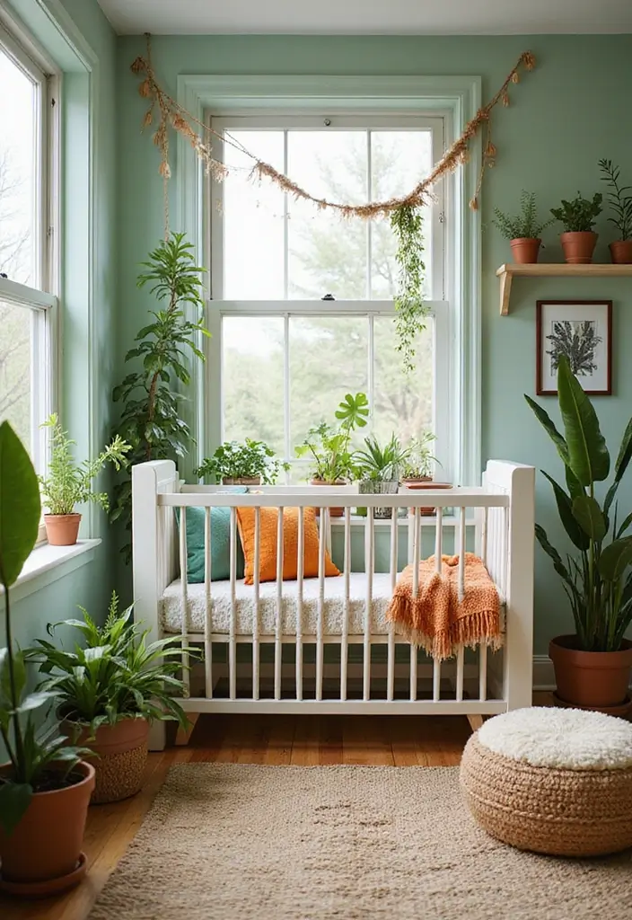 28 Modern Nursery Ideas That Feel Stylish and Fresh - 18. Indoor Jungle Vibes