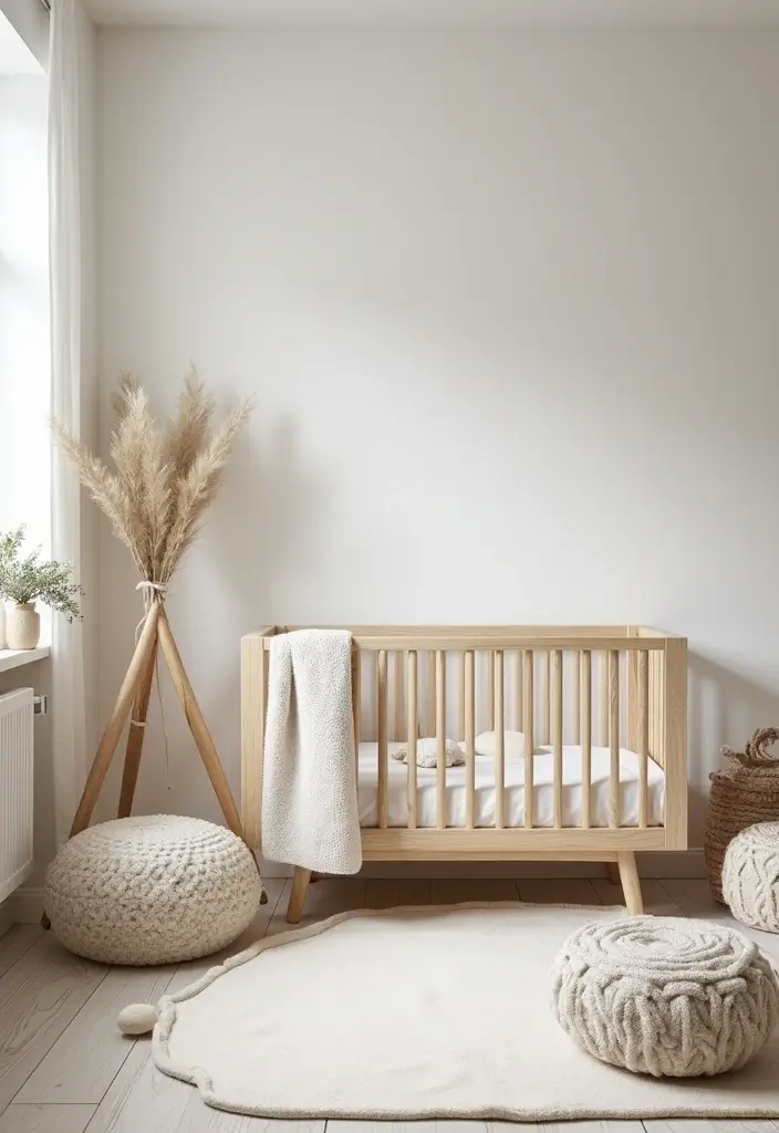28 Modern Nursery Ideas That Feel Stylish and Fresh - 2. Scandinavian Minimalism